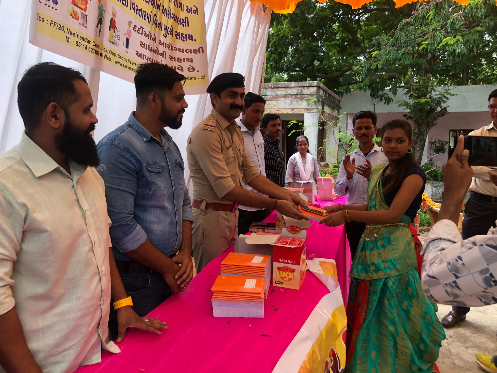 Education – notebook distribution